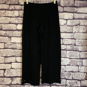 Coldwater Creek Black Crop Pants Size XS